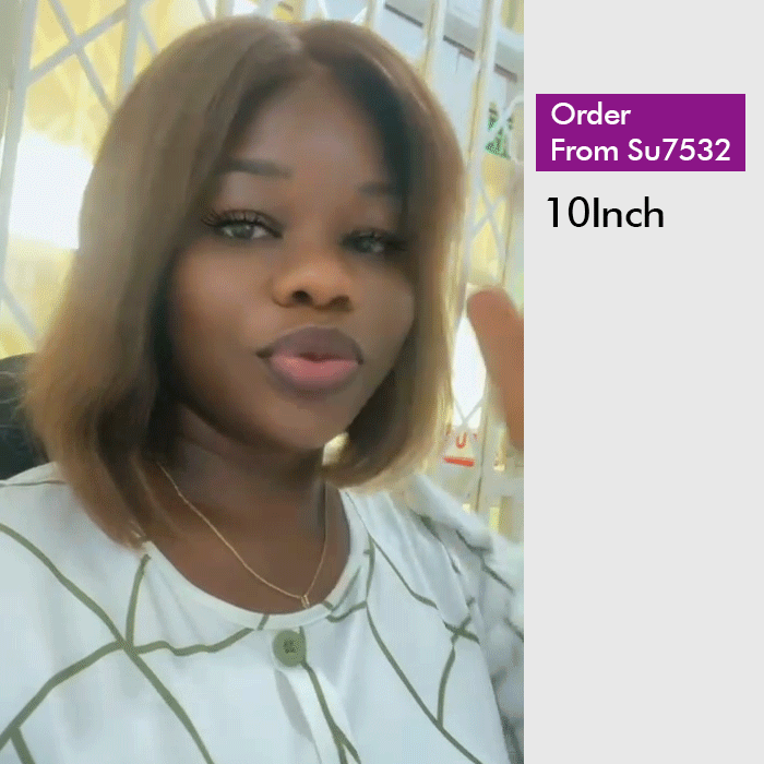 Real Review | Frontal/Closure #4 Brown Bob Wig Or Glueless (8-12'')