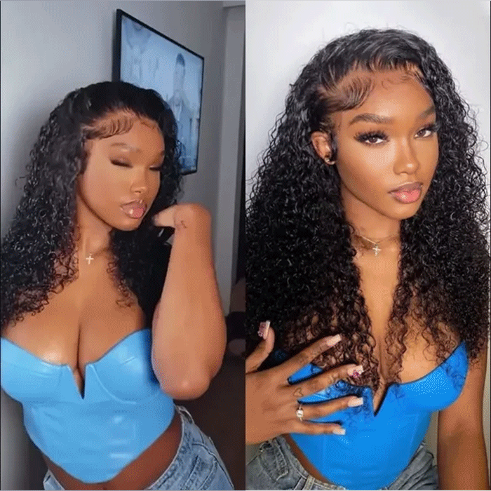 Clearance Sale | Jerry Curly Wig | Glueless Frontal/ Closure(No Restock)