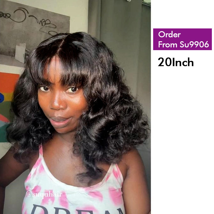 Real Review | Closure Bouncy Egg Curl Wig Or Glueless（18‘’/20'')