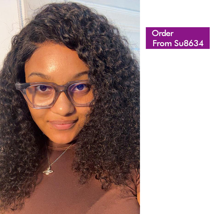 Real Review | Pre-cut Lace Frontal 22''Curly Wig Or Glueless