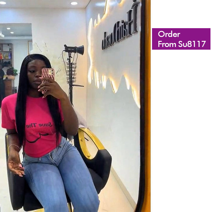 Real Review |Closure Lace 24''Straight Wig Or Glueless