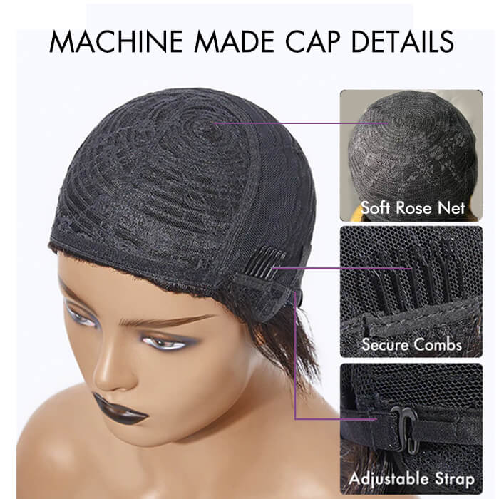 Real Show | Pixie Curly Wig | Machine Made Wig Glueless (8'')