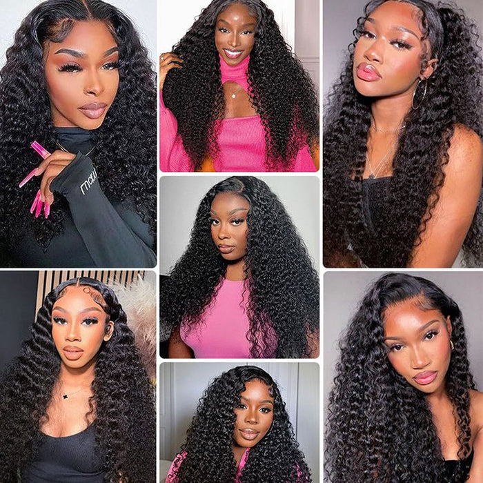 Buy 1 Get 1 Free | Curly Wig+Free Straight Bob Wig | Frontal/ Closure Wig