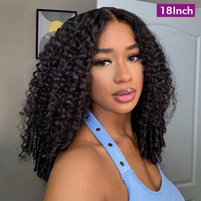 18 Inch Super Double Drawn Burmese Curly Wig | Frontal 13x4 Lace Or Glueless