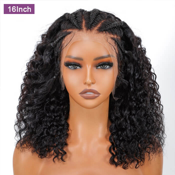 Frontal 13x4 Lace | Stylist Braided Wigs | Curly Wig(14''-32'')