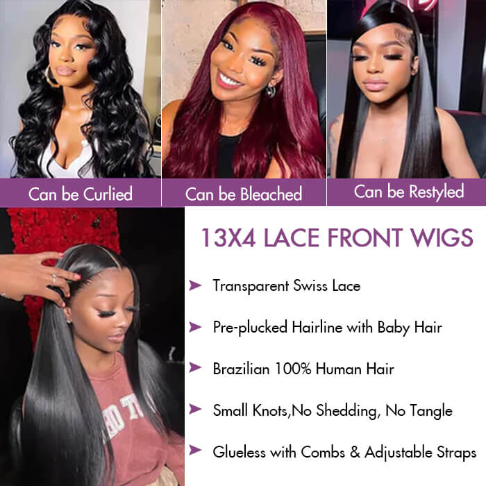 Body Wave Wig | Glueless Pre Cut Lace 13x4 Frontal Wig