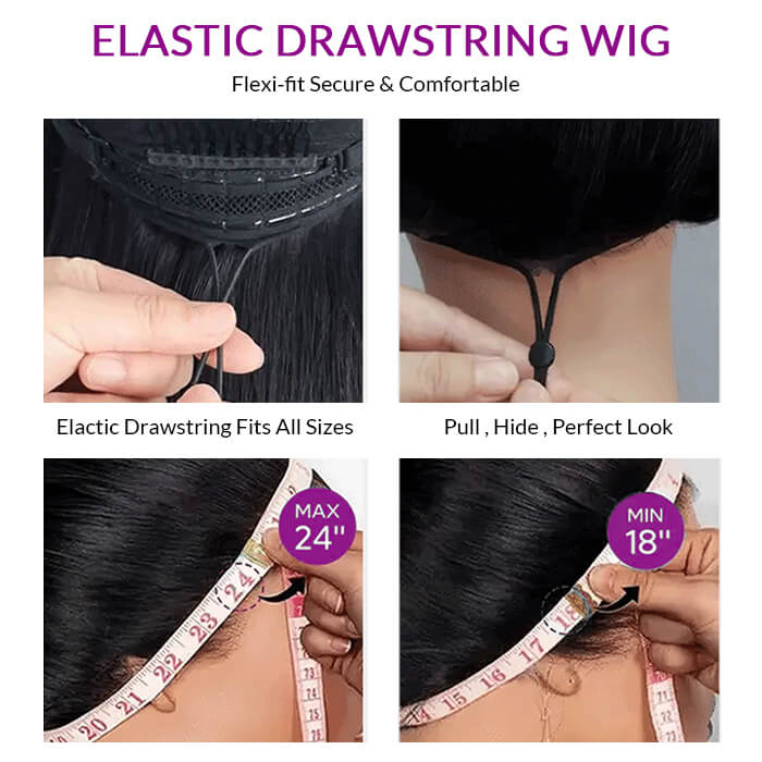 Drawstring Pull Go Wig | Frontal Body Wave Wig