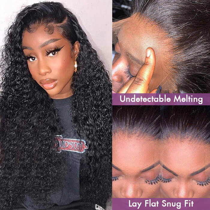 Buy 1 Get 1 Free | Curly Wig+Free Straight Bob Wig | Frontal/ Closure Wig