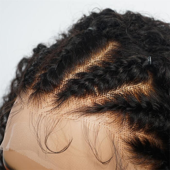 Frontal 13x4 Lace | Stylist Braided Wigs | Curly Wig(14''-32'')
