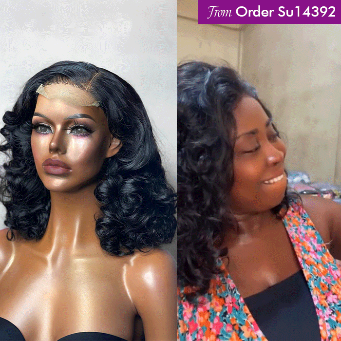 Real Review | Closure Bouncy Egg Curl Wig Or Glueless（18‘’/20'')