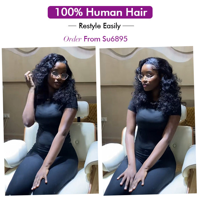 Real Review | Pre-cut Lace Frontal 22''Body Wave Wig