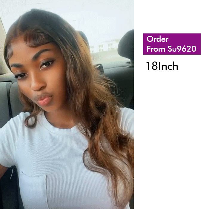 Real Review | Closure/Frontal Wig Brown Body Wave Wig(16''-24'')