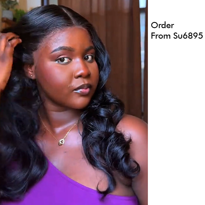Real Review | Pre-cut Lace Frontal 22''Body Wave Wig