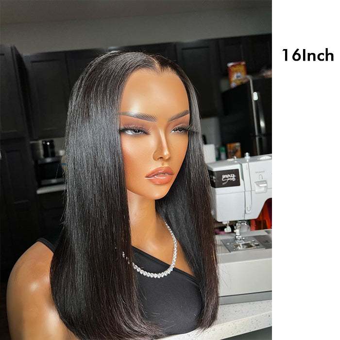 Drawstring Pull Go Wig | Frontal Straight Wig