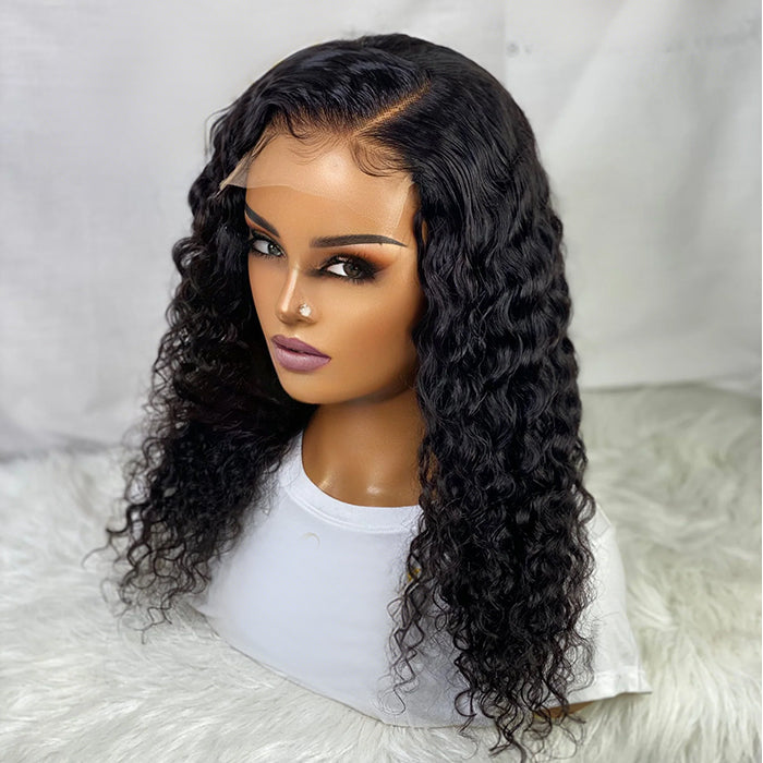 Real Review |Closure/ Frontal Deep Wave Wig Or Glueless(16''/20'')