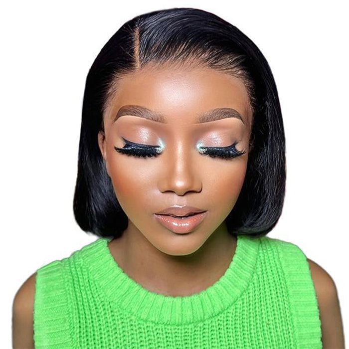Wholesale Price | 8'' Frontal/Closure Straight Bob Wig