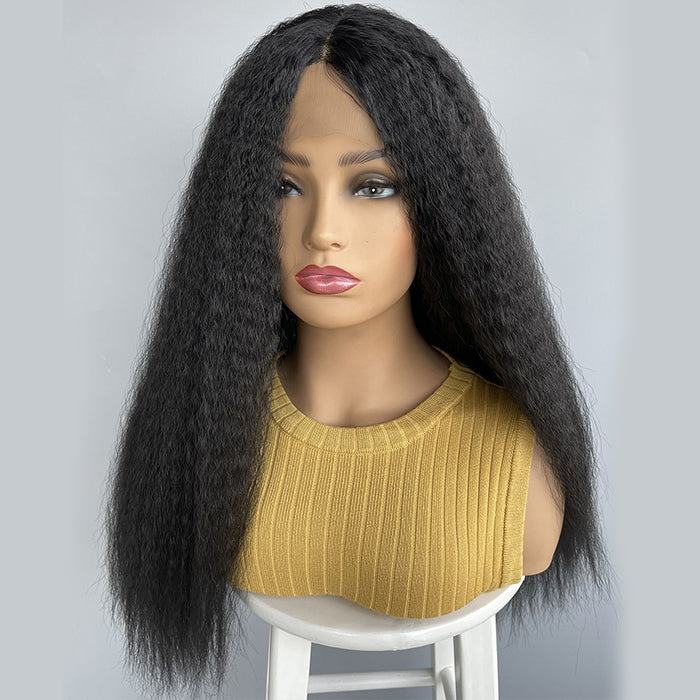 Real Review | Glueless Closure 4×4 Lace | ''Yaki Straight Wig(20''-26'')