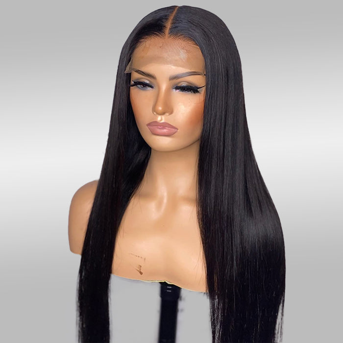 Real Review |Closure Lace 24''Straight Wig Or Glueless