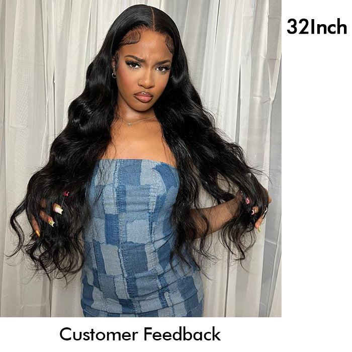 Real Show | Body Wave Wig | Frontal/Closure HD Lace Glueless (16-32'')