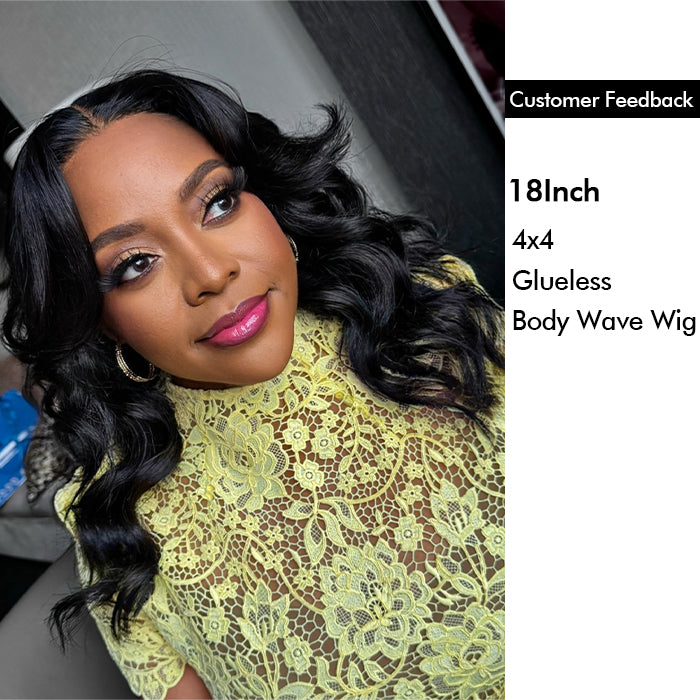 Wholesale Price | 18'' Body Wave Wig | Glueless Closure/Frontal Lace