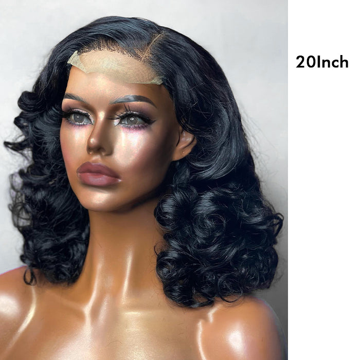 Real Show | Bouncy Wavy Egg Curl Wig | Frontal/Closure HD Lace Or Glueless (14-32'')