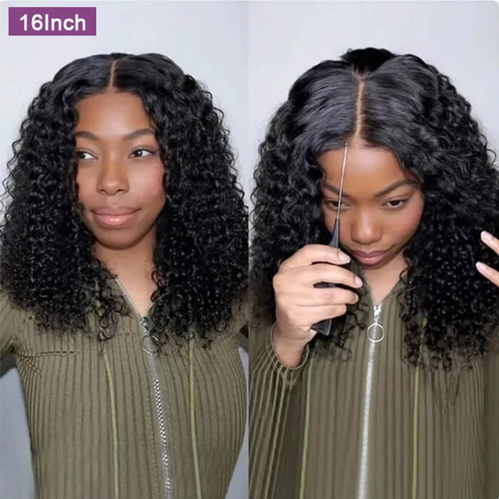 Glueless Frontal/Closure Wig | Curly Bob Wigs(8''-16'')