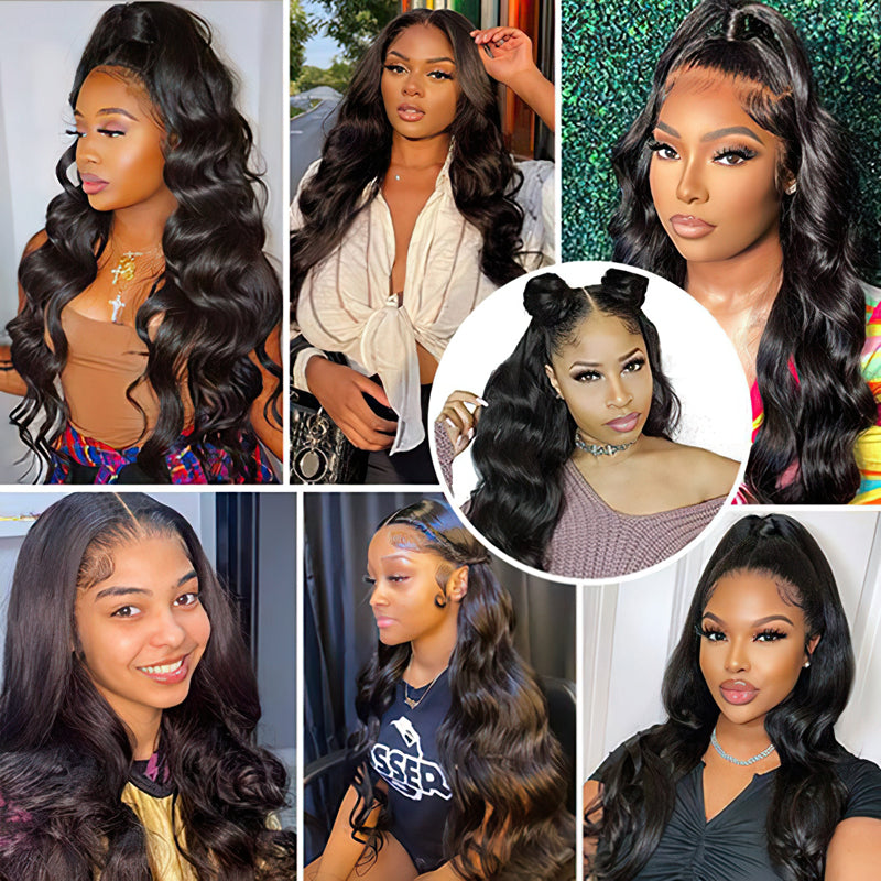 Real Show | Body Wave Wig | 360 Lace Full Frontal HD Lace  (12''-30'')