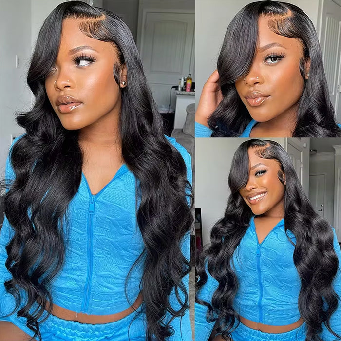 Body Wave Glueless HD Lace Frontal Glueless Wig 4x4 5x5 Pre-cut Lace Human Hair