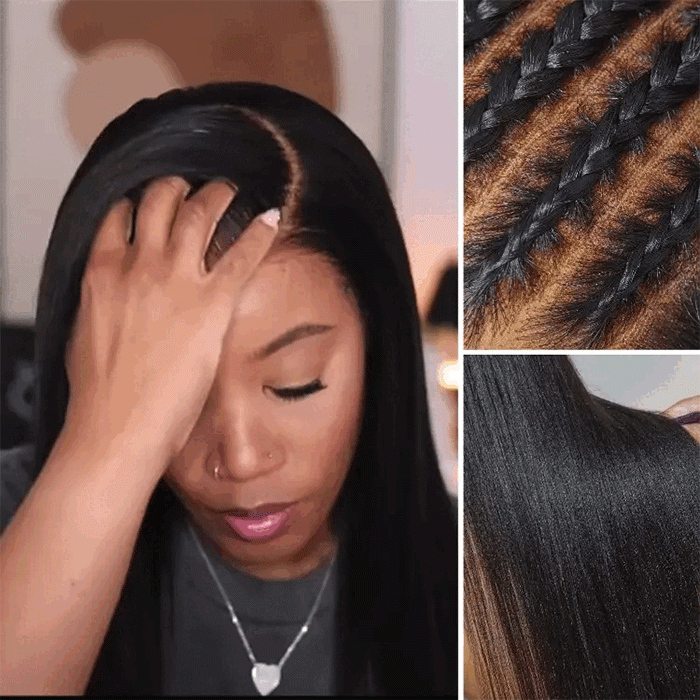 24/26 Inch Yaki Straight Wig | Frontal Wig Or Glueless