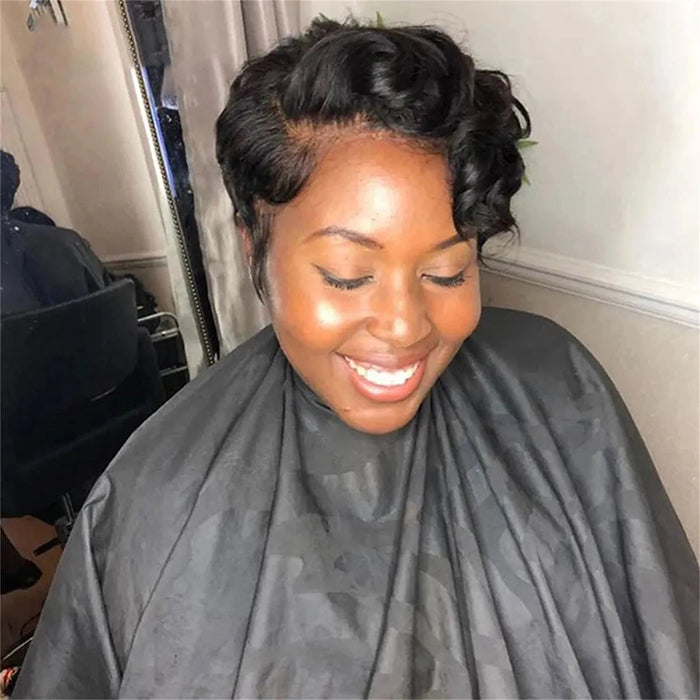 8 Inch Pixie Bob Wig | 13x4 Frontal Lace Or Glueless