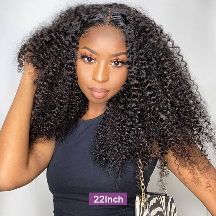 Real Show | Curly Wig | Drawstring Pull Go |Closure Transparent Lace Glueless Wig (16-32'')