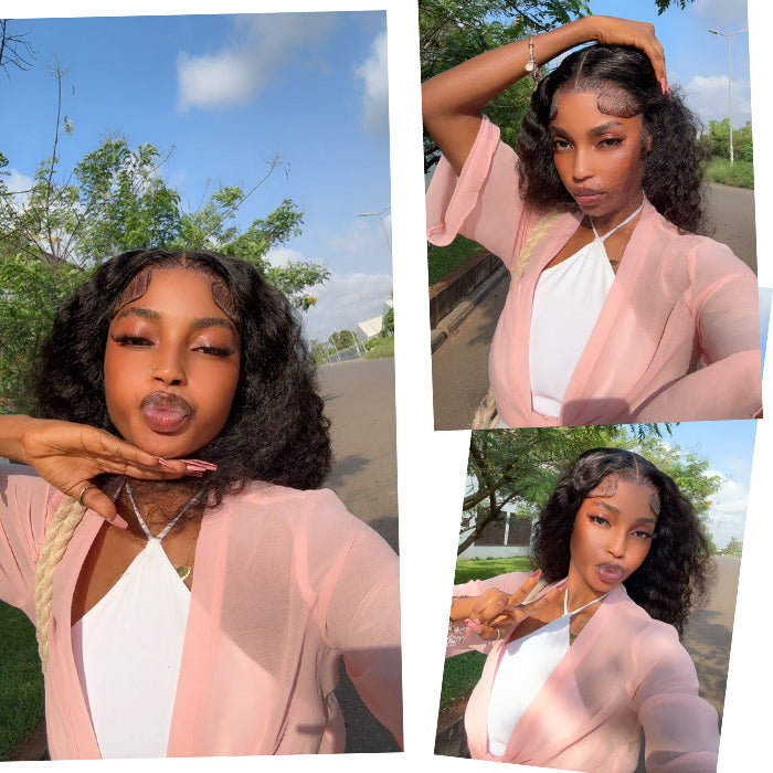 Real Show |Water Wave Wig |  Frontal/Closure HD Lace Glueless (14-32'')