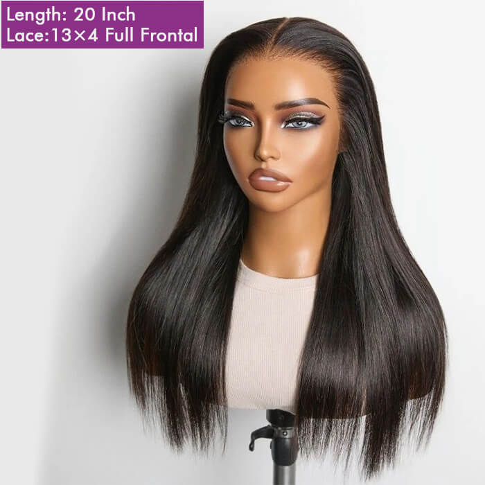 Silky Straight Wig | 13x4/4x4 Lace Glueless Pre-plucked Hairline