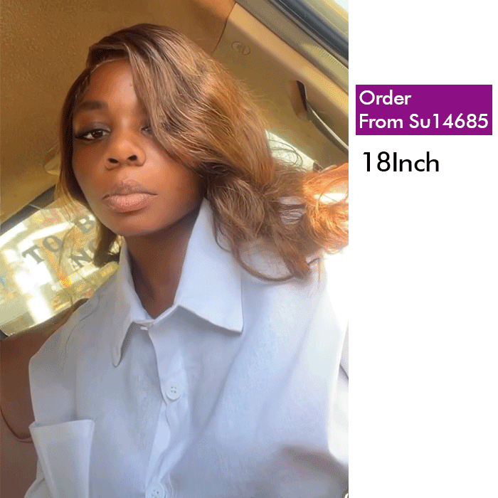 Real Review | Closure/Frontal Wig Brown Body Wave Wig(16''-24'')