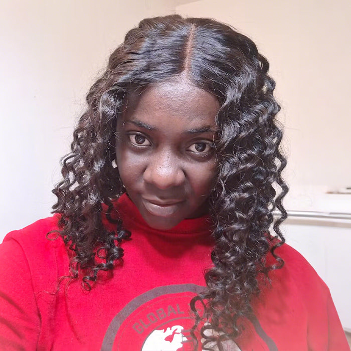 Loose Deep Wave Human Hair Glueless Wig Pre-cut HD 4x4/5x5 Lace Closure Wig