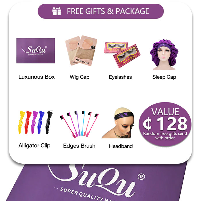 ₵128 Value Suquhair Free Gifts For Your Orders（*Not shipped separately）