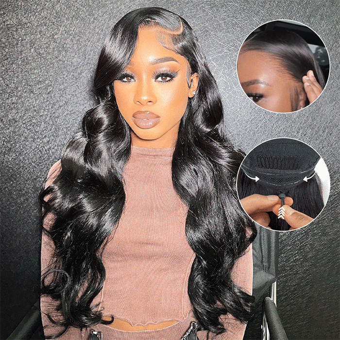 Drawstring Pull Go Wig | Frontal Body Wave Wig