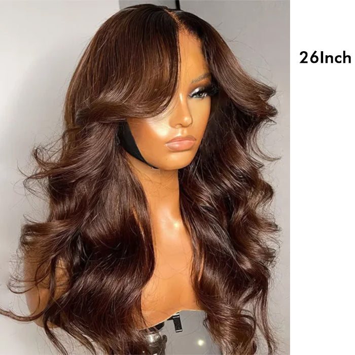 Real Show |#4 Body Wave Wig |  Frontal/Closure Glueless (14-32'')