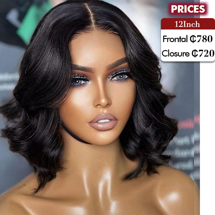 Wholesale Price| 12''/14/'' Short Body Wave Wig | Frontal/Closure Wig Or Glueless