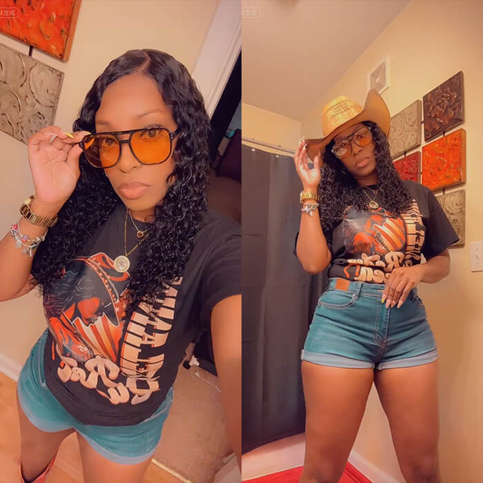 Clearance Sale | Jerry Curly Wig | Glueless Frontal/ Closure(No Restock)