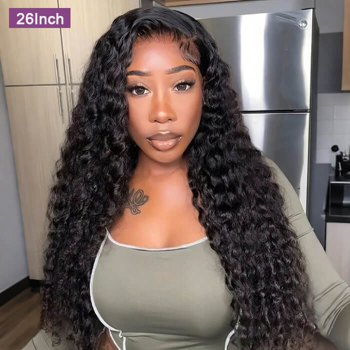 Buy 1 Get 1 Free | Deep Wave Wig+Free Straight Bob Wig | Frontal/ Closure Wig