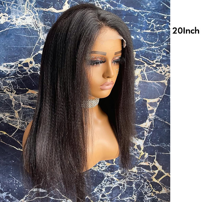 Real Review | Glueless Closure 4×4 Lace | ''Yaki Straight Wig(20''-26'')