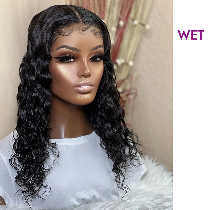Wholesale Price | 16'' Water Wave Wig | Glueless Frontal Lace