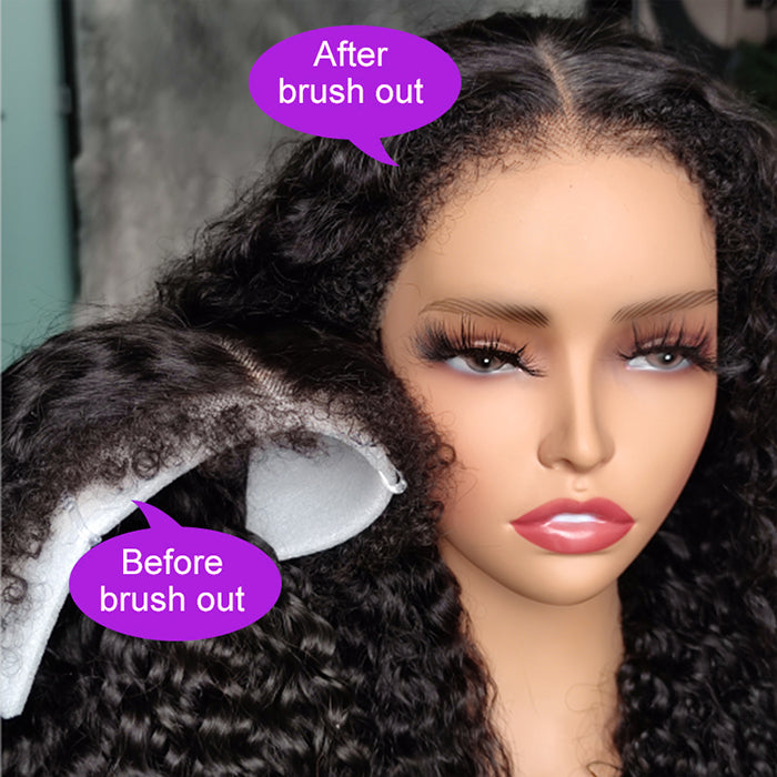 Real Show |4C Edge Hairline | Deep Wave Wig | Frontal/Closure Transparent Lace Or Glueless (14-32'')