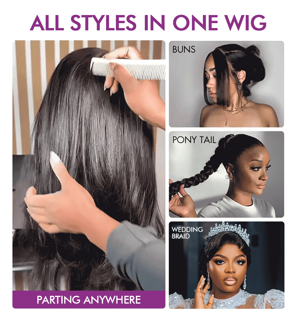 Real Show | Straight Wig | 360 Lace Full Frontal HD Lace  (12-30'')