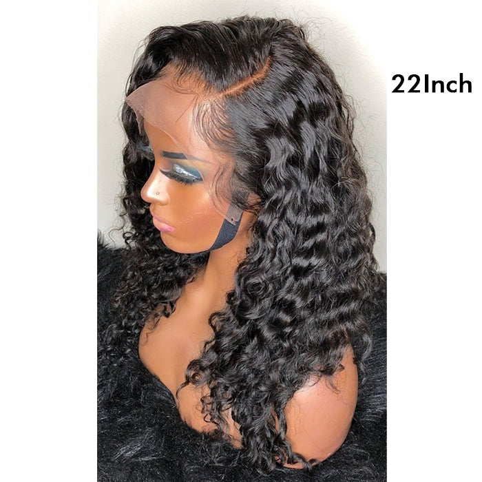 Real Show | Deep Wave Wig | Frontal/Closure Transparent Lace Glueless (14-32'')