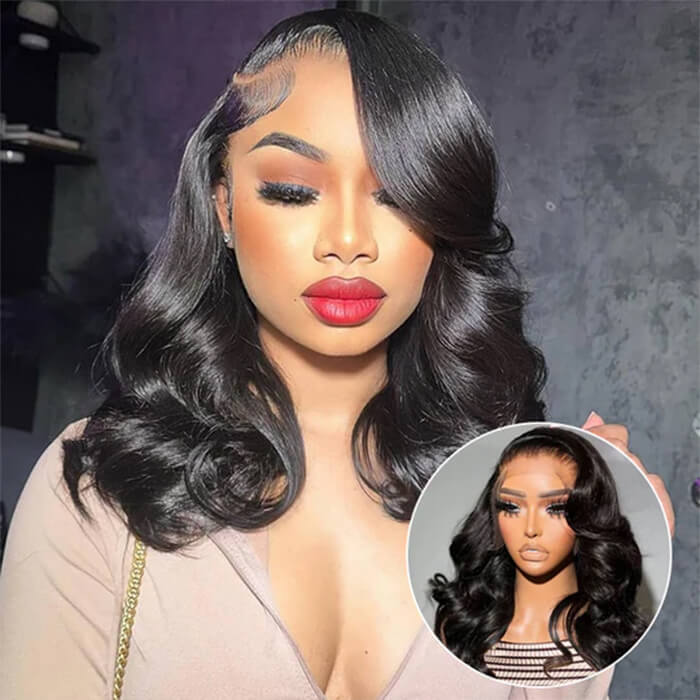 2Wigs=₵1399 | 16'' Body Wave Wig+10'' Brown/Black Bob Wig