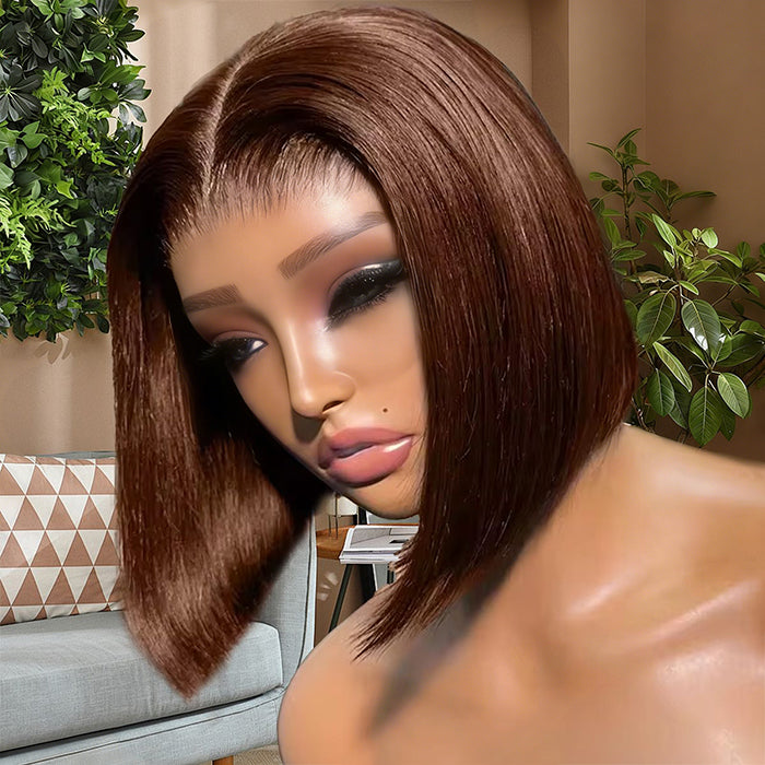 Wholesale Price | 10'' Closure Brown Bob Wig