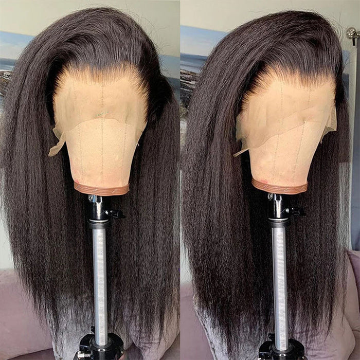 18/20 Inch Yaki Straight Wig | Frontal Lace Or Glueless