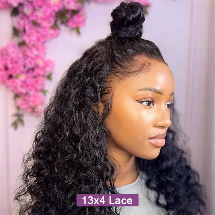 Buy 1 Get 1 Free | Deep Wave Wig+Free Straight Bob Wig | Frontal/ Closure Wig